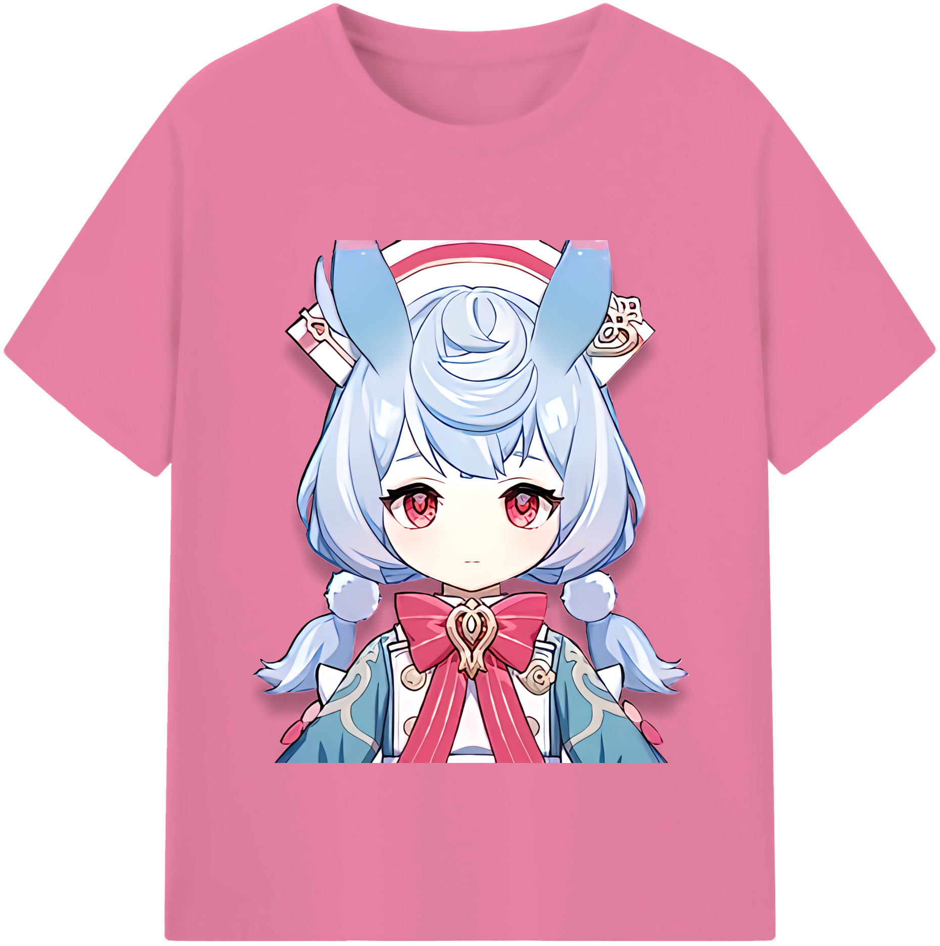 げんし神 シゲウィン genshin Shigewin 綿100％半袖Tシャツ（フロントプリント）